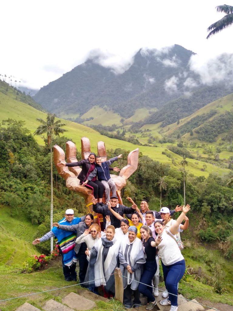 Viaje a cocora con amigos