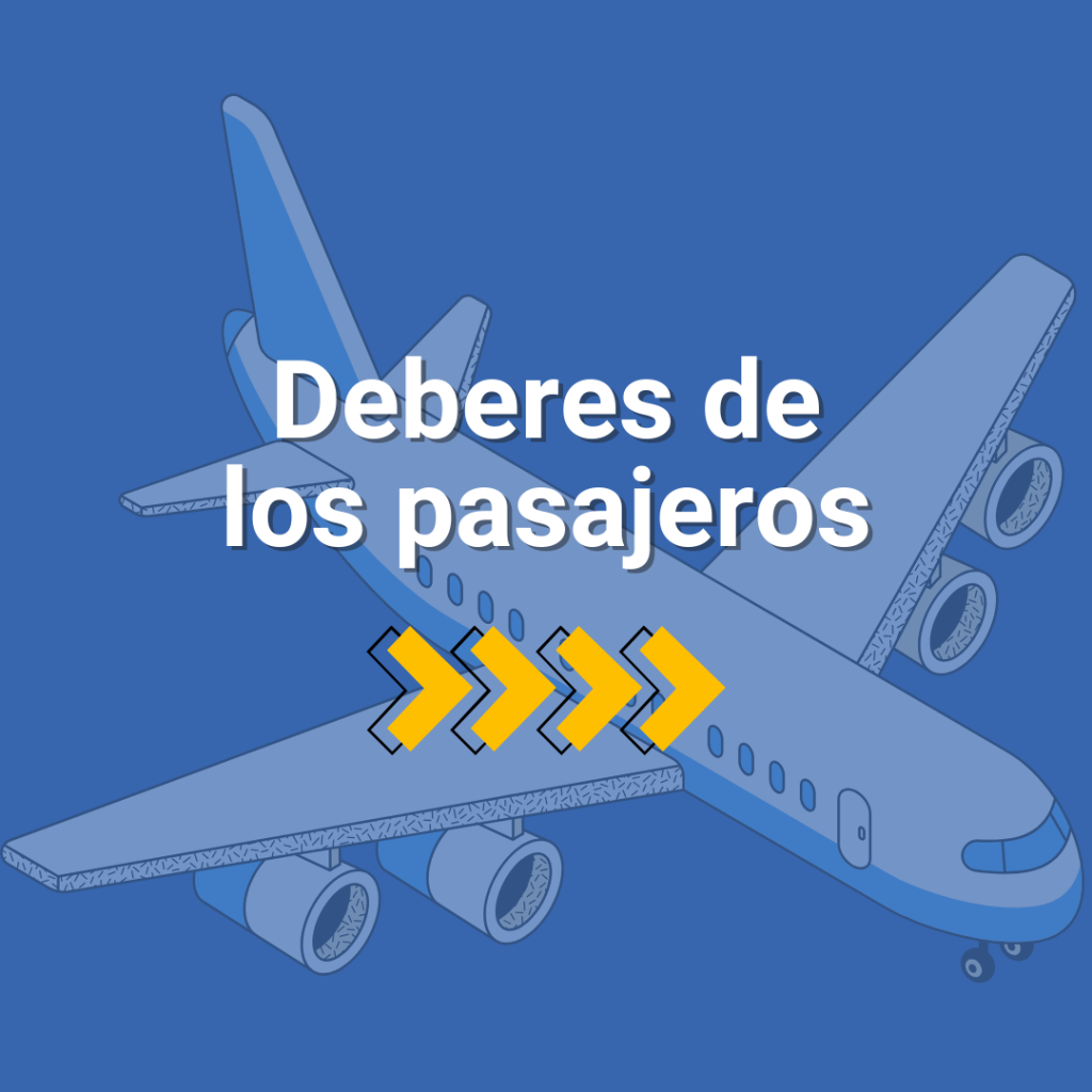 Deberes de los pasajeros